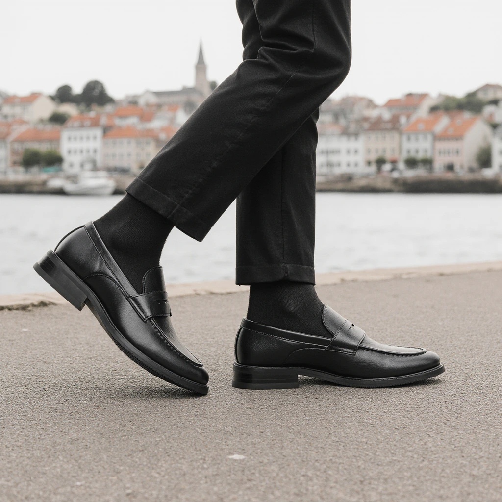 Women Formal Wear For Summer - Mocassins noirs pour hommes, chaussures habillées