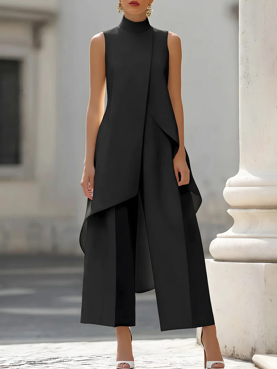 Formal Wear Women Us - Combinaison sans manches à col montant