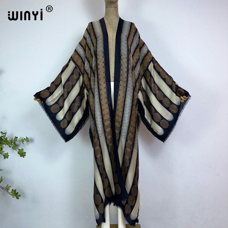 Young Women'S Formal Wear - WINYI Kimono d'été à imprimé géométrique,