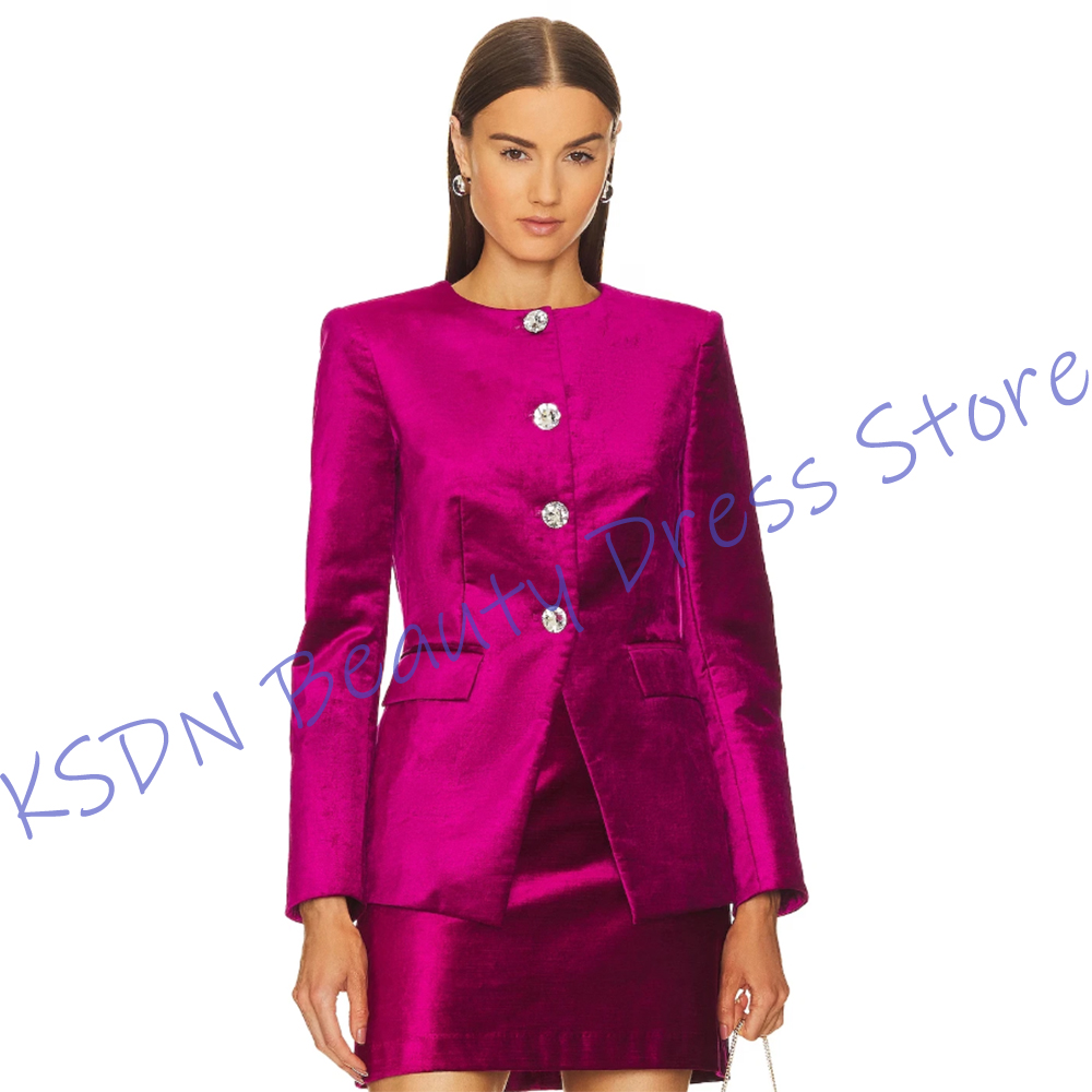 Women Formal Wear For Party - Costume chic pour femme à simple