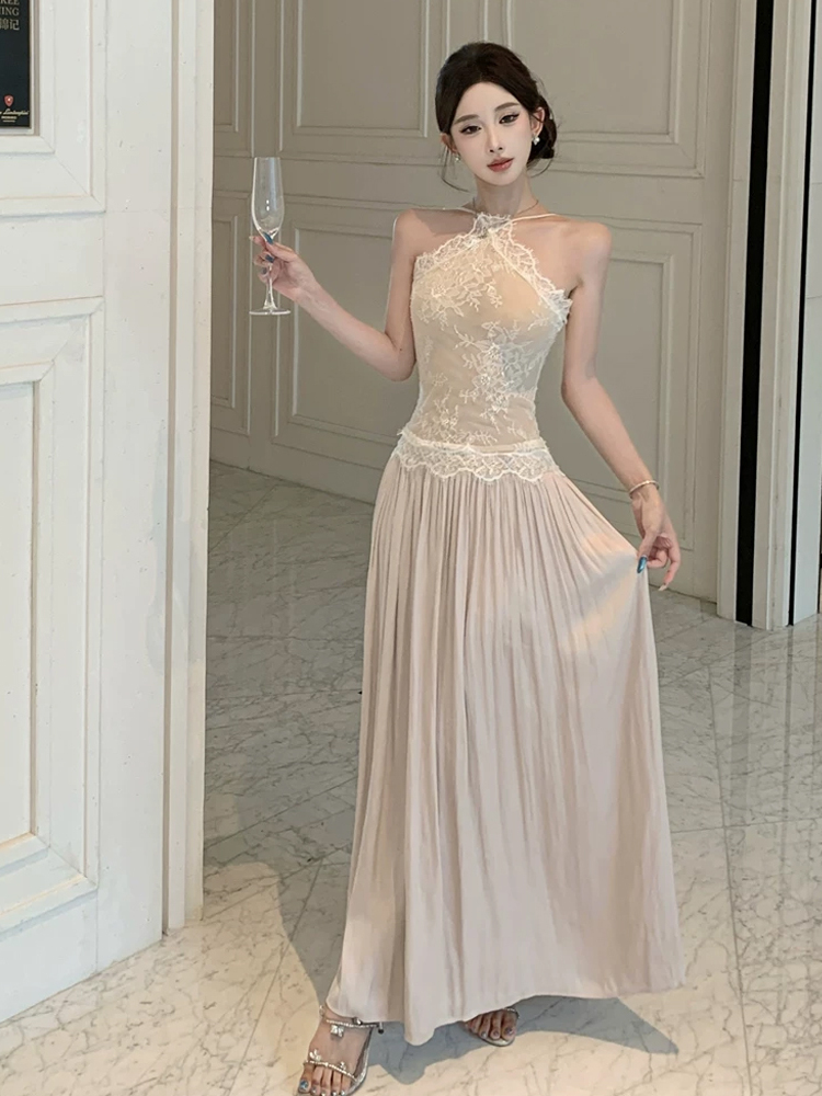 Young Women'S Formal Wear - Robe sexy à col licou avec