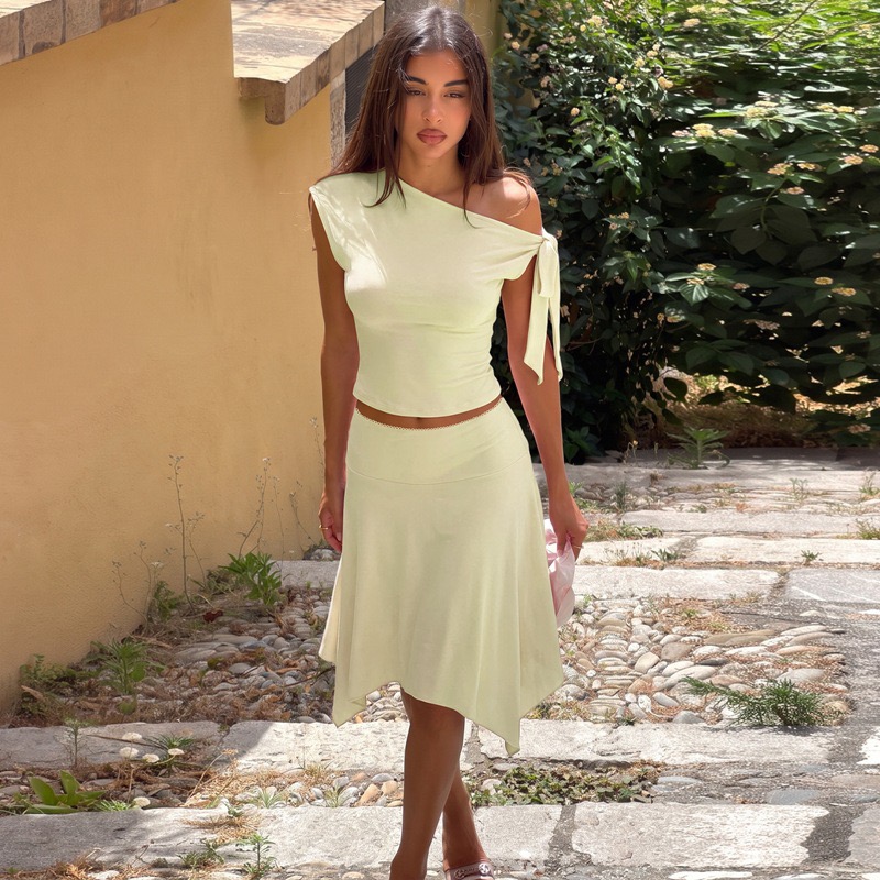 Women Formal Wear For Summer - Ensemble 2 pièces pour femmes, haut