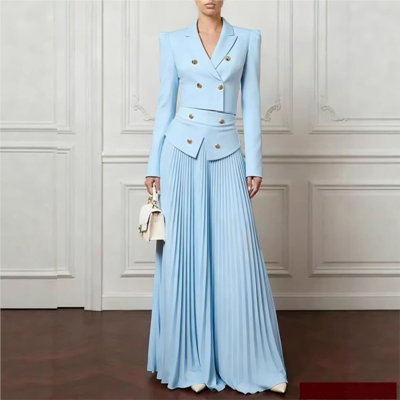 Women Formal Wear For Summer - Ensemble 2 pièces élégant : Blazer