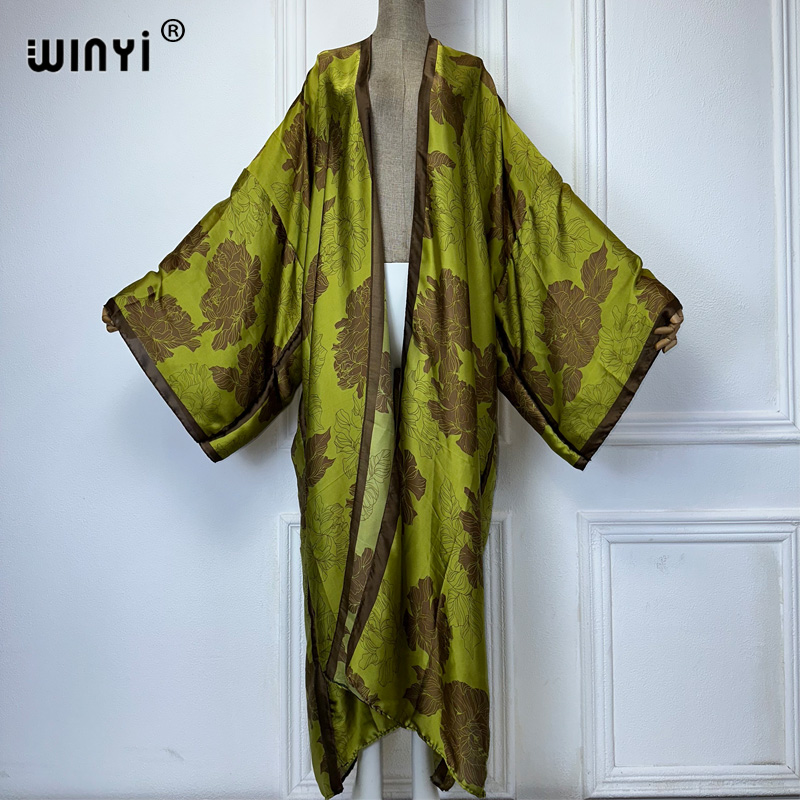Young Women'S Formal Wear - WINYI-Robe longue imprimée style bohème africain