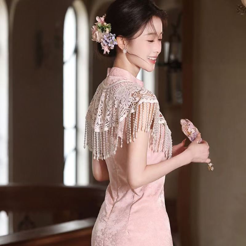 1 pièce de châle d'épaule élég - Women Formal Wear Photoshoot avis et prix