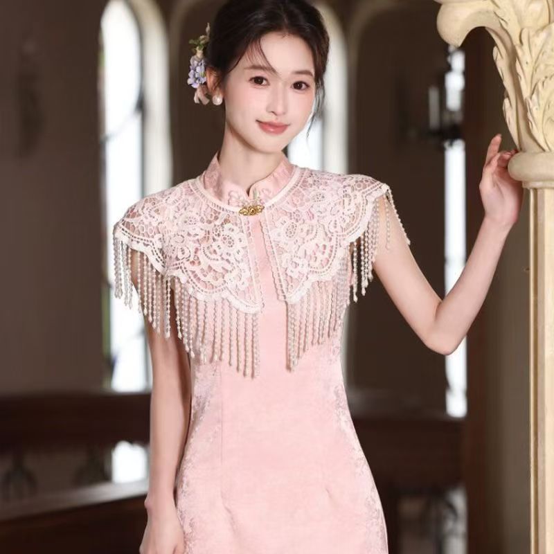 1 pièce de châle d'épaule élég - Women Formal Wear Photoshoot avis et prix