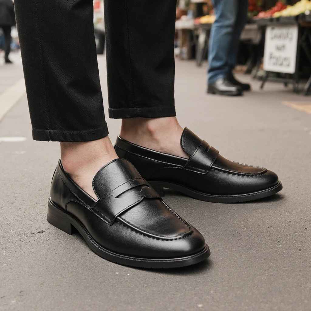 Mocassins noirs pour hommes, c - Women Formal Wear For Summer avis et prix