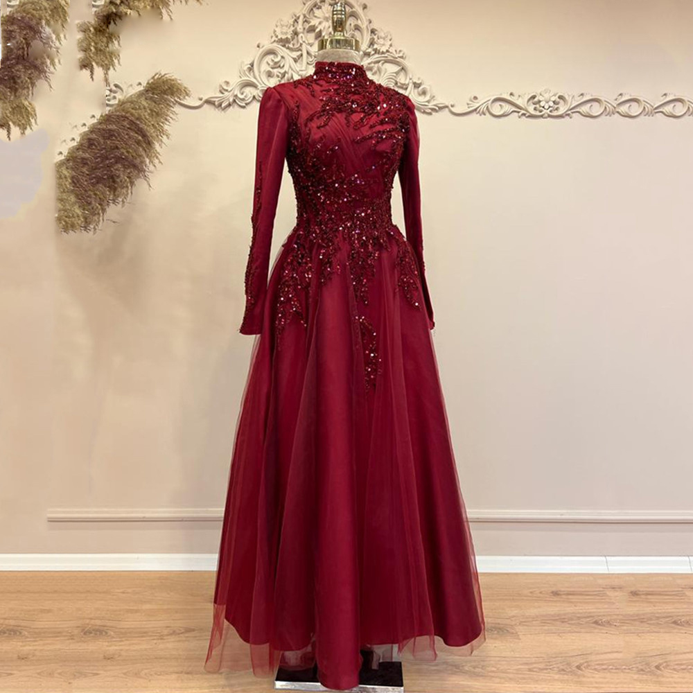 Robe de Soirée Courte à Manche - Women Formal Wear For Party avis et prix