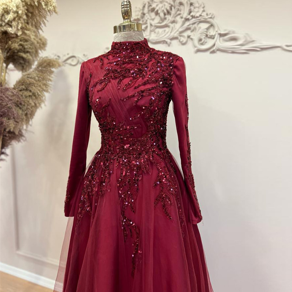 Robe de Soirée Courte à Manche - Women Formal Wear For Party avis et prix