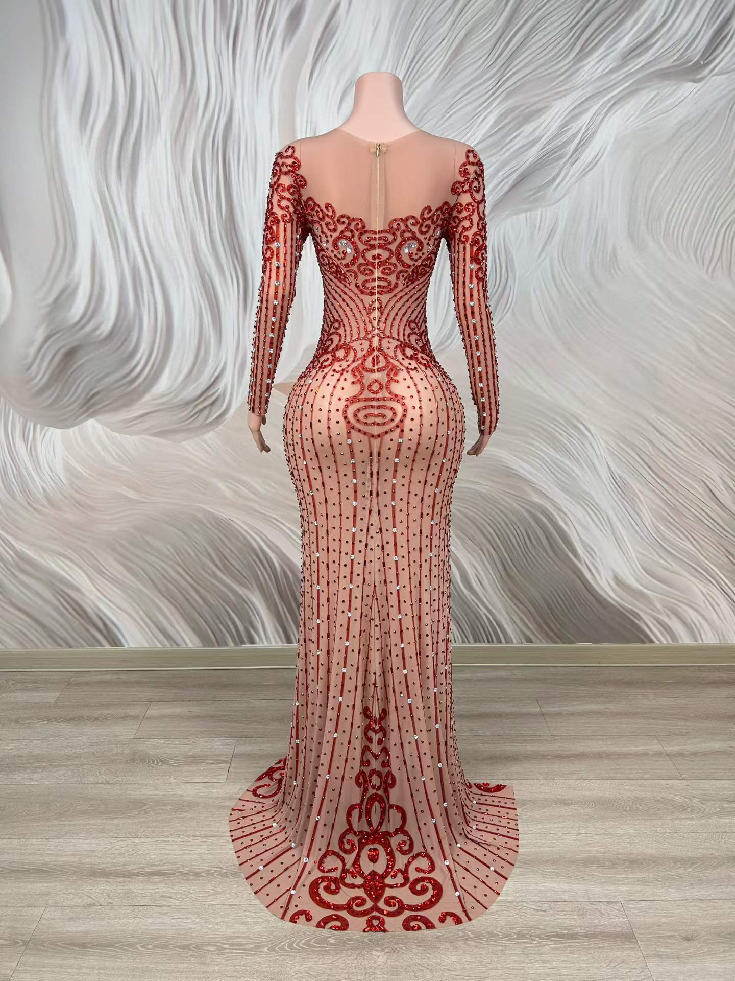 Robe de soirée sexy en maille  - Women Formal Wear Photoshoot avis et prix