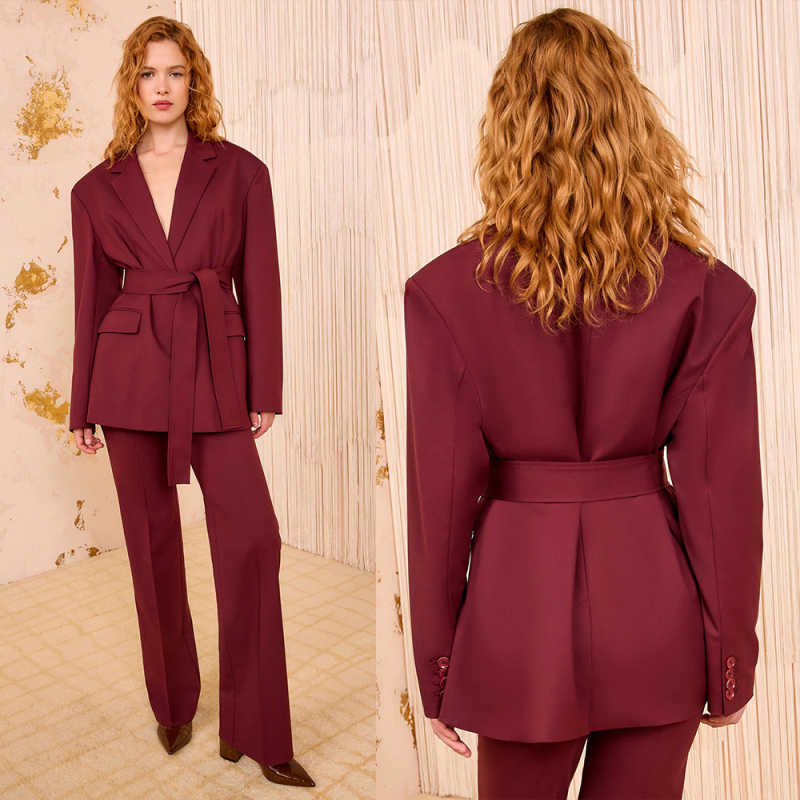 Costume de pantalon élégant pe - Women Formal Wear For Party avis et prix
