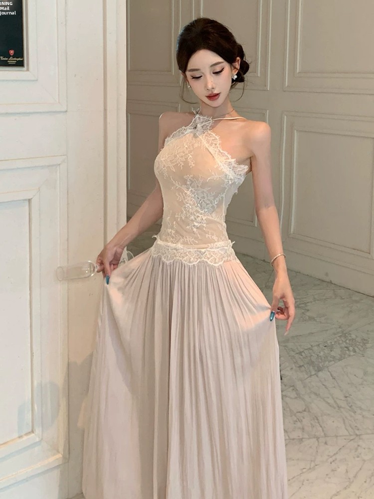 Robe sexy à col licou avec emp - Young Women'S Formal Wear avis et prix