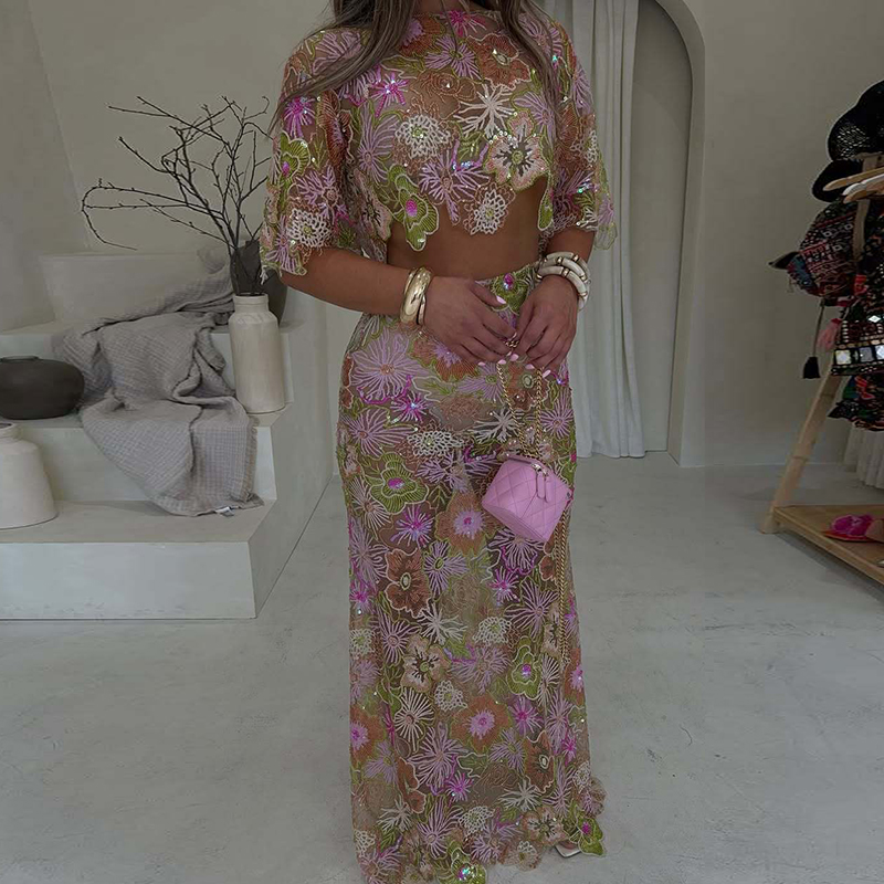 Haut à manches courtes et col  - Women Formal Wear For Summer avis et prix